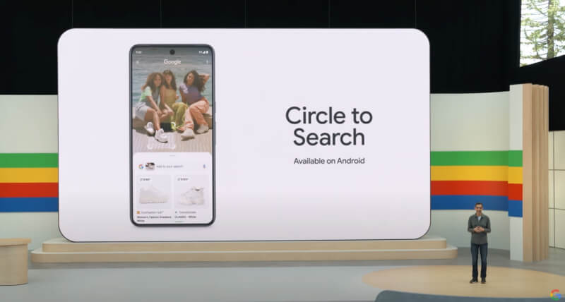 Google Circle to search